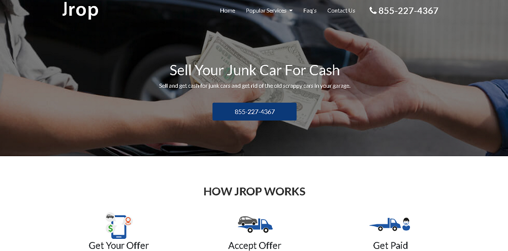 Jrop, the best Junk for junk car sales