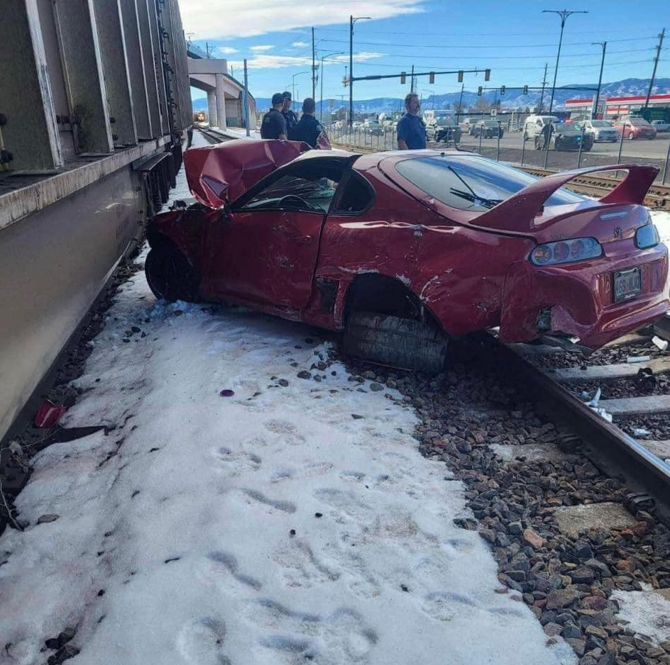 Mechanic crashes Toyota Supra Mk4 during test drive