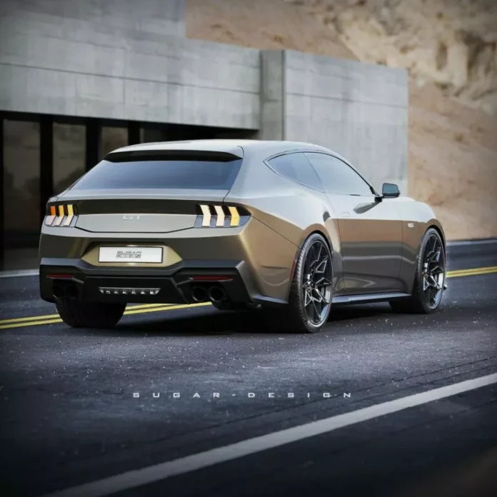 2024 Ford Mustang Shooting Brake Render