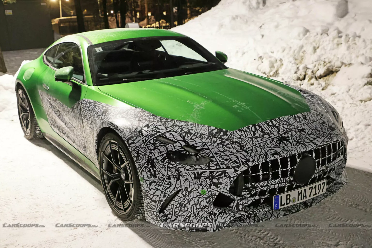 New spy photos of the Mercedes-AMG GT 2024