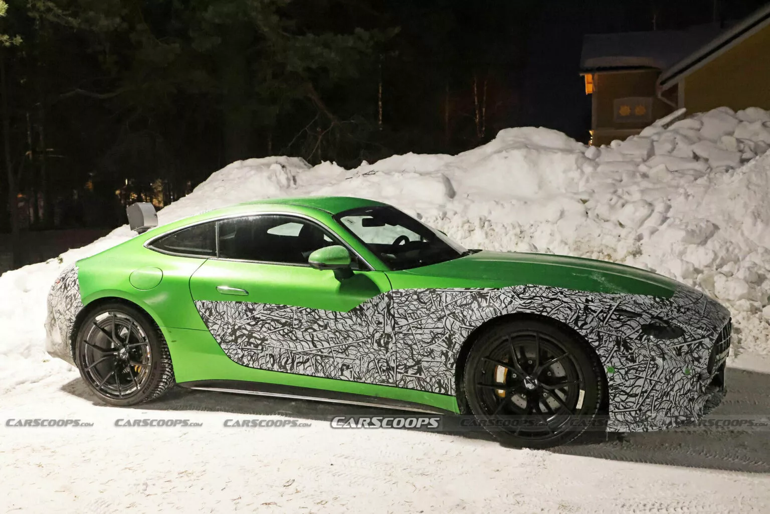 New spy photos of the Mercedes-AMG GT 2024