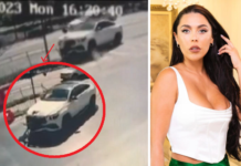 Video como Daniela Aránguizchocó su Mercedes-Benz