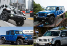 7 tipos diferentes de Jeeps