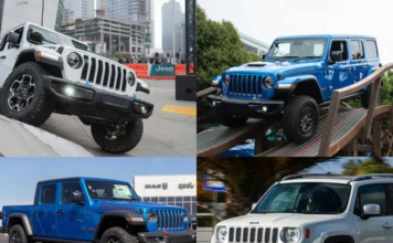 7 tipos diferentes de Jeeps