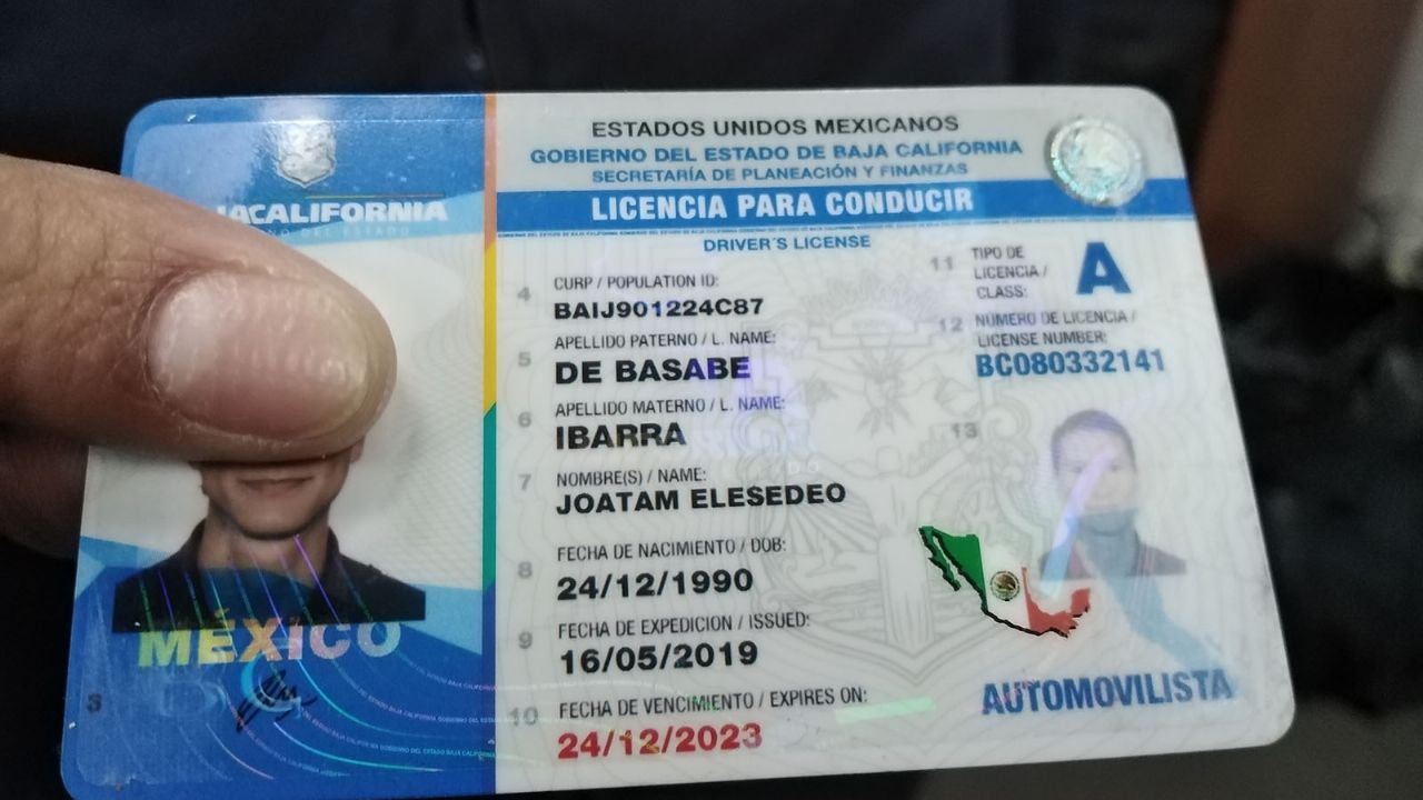 Licencia de conducir Baja California