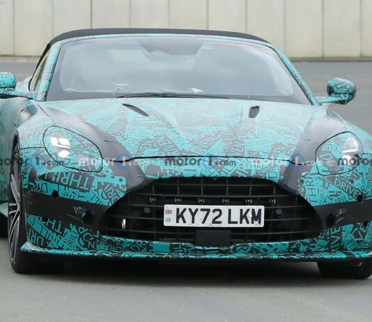 Video espía del Aston Martin Vantage 2024
