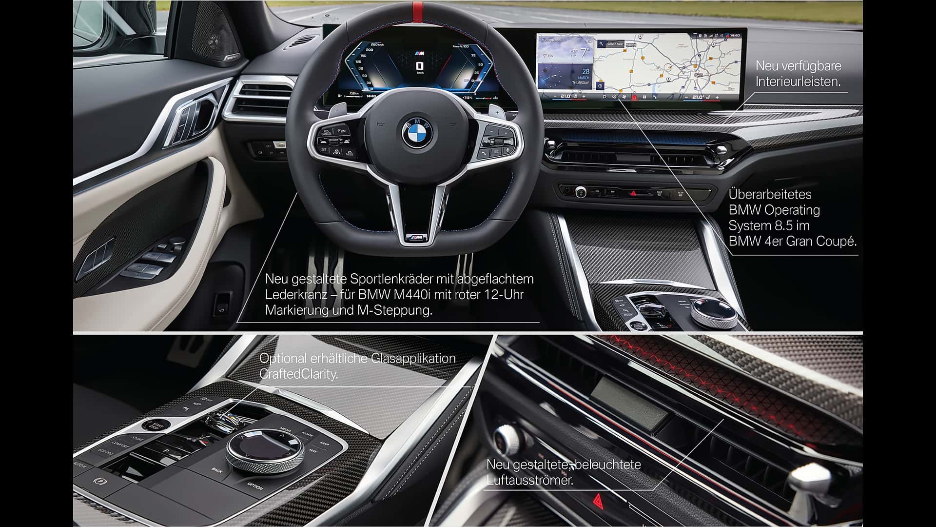 BMW Serie 4 Gran Coupé e i4 2025: Refinamientos sutiles para un dúo ...